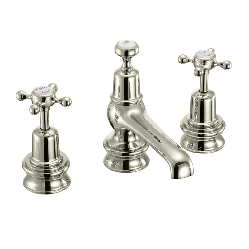 Claremont Regent 3 tap hole mixer with pop up waste